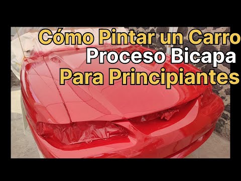 Como Pintar un Carro/Auto/Coche Principiantes Proceso Completo#pinturaautomotriz#hojalateriaypintura