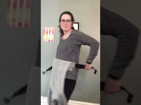 Girasol WrapMySol Half Buckle Baby Carrier demo with a toddler