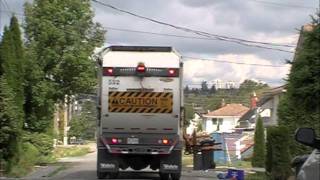preview picture of video 'Garbage and Recycling truck: City of New West'