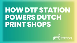 How Our Dutch Dealer Supports DTF Customers with Expert Tech Service