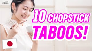 Tutorial on How to Hold/Use Them Correctly | 10 Things You Should NEVER Do With Chopsticks in Japan