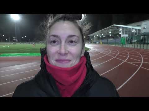 Audrey Demoustier avant FWS Woluwe - KAA Gent Ladies le 13.01.2023