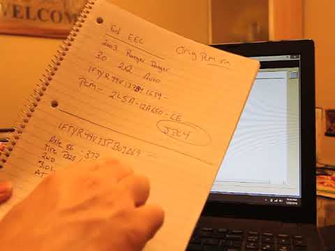 Ford PCM / ECM Reflash With VIN Change walk thru j2534 Programming flash reprogramming FORD IDS FJDS