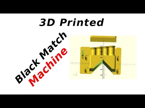 Black Match Machine by senorjp - Thingiverse