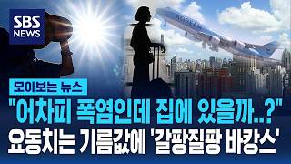 "어차피 폭염인데 집에 있을까..?"..요동치는 기름값에 '갈팡질팡 바캉스' / SBS / 모아보는 뉴스