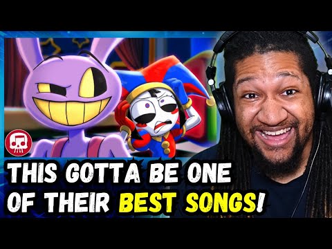 Reacting to JT Music -  THE AMAZING DIGITAL CIRCUS RAP (Jax and Pomni Song)