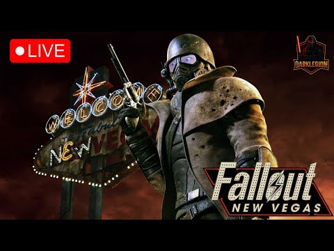 Late night FALLOUT | First time playing New Vegas | !giveaway