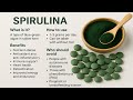 Spirulina Overview All You Need To Know About