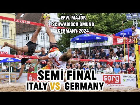 EFVL Major Gmünd 2024: Men's Semi Final Italy vs Germany