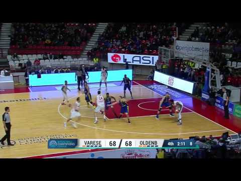 Varese - Oldenburg: Highlights Rickey Paulding