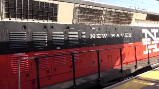 New Haven GP40-2H 6696 #Locomotive HEP Observation At New Haven Station