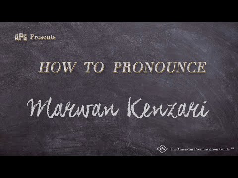 How to Pronounce Marwan Kenzari (Real Life Examples!)
