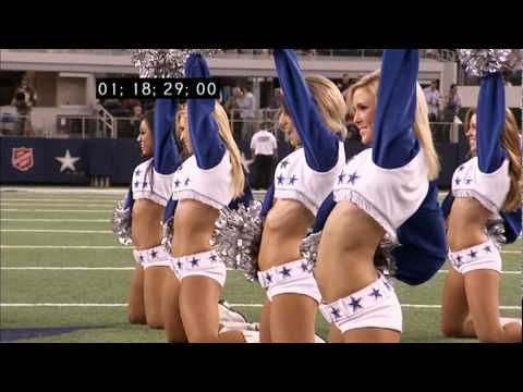Dallas Cowboy Cheerleaders dancing to 