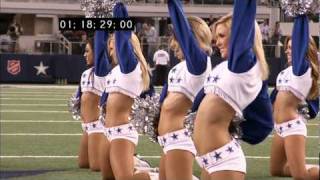 Dallas Cowboy Cheerleaders dancing to 