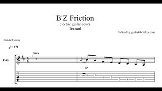 B&#39;z Friction TAB - electric guitar tabs (PDF + Guitar Pro)