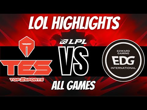 TES vs EDG Highlights - ALL GAMES | LPL Summer 2023
