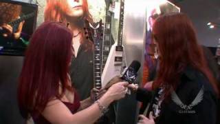 MikeAmott of Carcass/Arch Enemy with Dean Guitars NAMM09