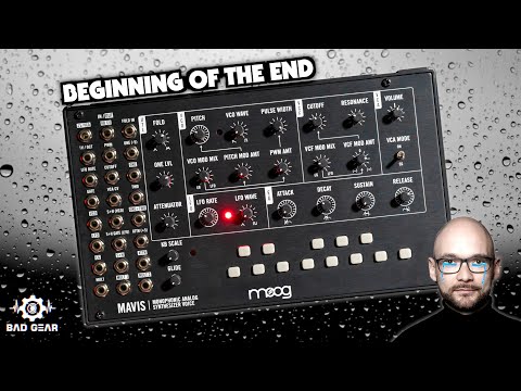 Moog Mavis Monophonic Analog Synthesizer Voice 2022 - Present - Black image 2