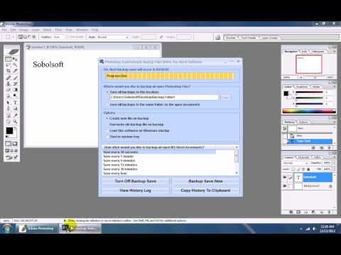 Photoshop Automatically Backup Files While You Work Software