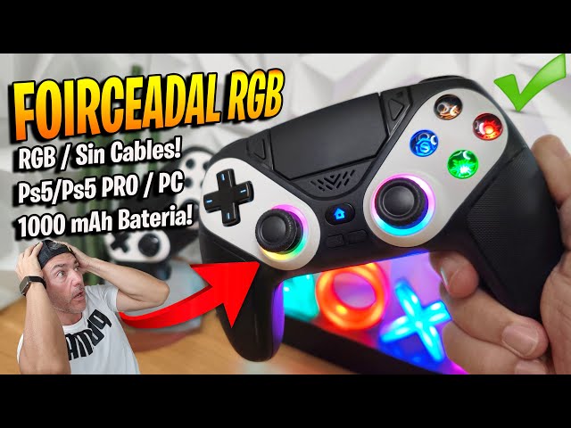 Vídeo relacionado con NITHO EVOLUTION Mando Inalámbrico Compatible con PS5 Pro/Slim, PC, iOS y Android, Gamepad con Joysticks Hall Effect, Doble Vibración, Macro, Turbo, Sensor de Movimiento de 6 Ejes y Panel Táctil