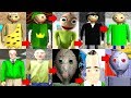 Evolution of Baldi in Baldi's Basics 2019