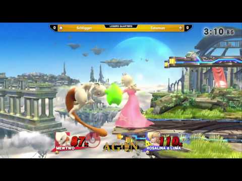 AgonTOYS - Schligger (Mewtwo) Vs. Tatuman (Rosalina) - Losers Quarters - Smash 4