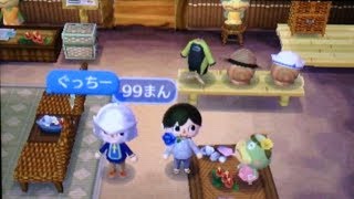 【とび森】オン島に来て突然金要求してくる鉄仮面男現る！
