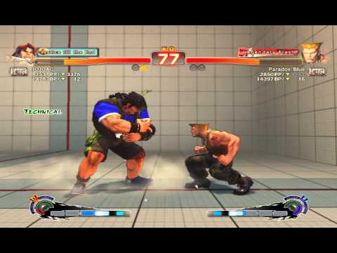 USF4: T. Hawk (JOJOAC) vs Guile (Paradox_Blue)