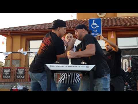 Brandon Williams vs Dallas Langston @ WAL Armwrestling Riverside 2016
