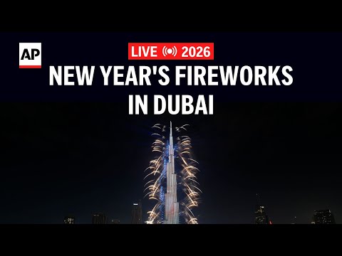 Dubai new year 2026: LIVE fireworks in the UAE