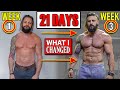 What I Changed In 3 WEEKS For AMAZING Results | FULL TRAINING BREAKDOWN (Week 2-3 Body Challenge)