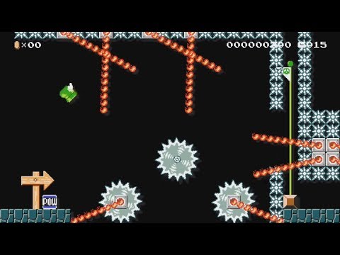 Spiky Hole 24 by Rawrrr! - SUPER MARIO MAKER - NO COMMENTARY 1bi