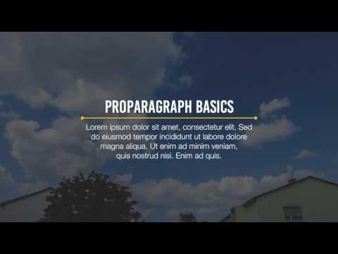 Pixel Film Studios - ProParagraph Basics- Animated Basic Styled Paragraphs - Final Cut Pro X
