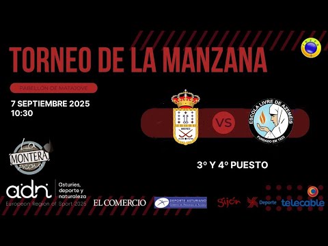 DIRECTO: eNe OPOSICIONES MIERES vs ESCOLA LIVRE AZEMEIA - 3º Y 4º PUESTO TORNEO DE LA MANZANA