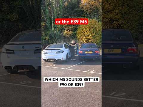 BMW F90 M5 vs E39 M5 SOUND BATTLE! #bmw #cars #bmwm #m5 #exhaust