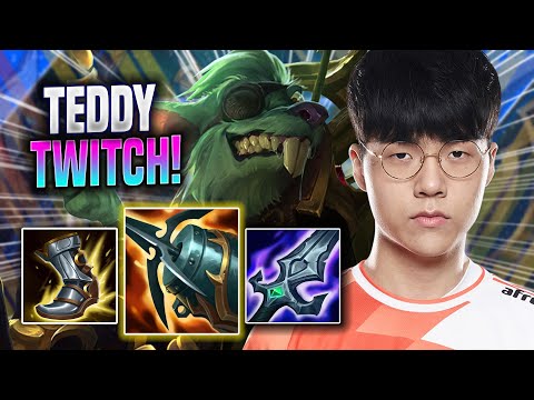 TEDDY IS A MONSTER WITH TWITCH! - KDF Teddy Plays Twitch ADC vs Zeri! | Season 2022