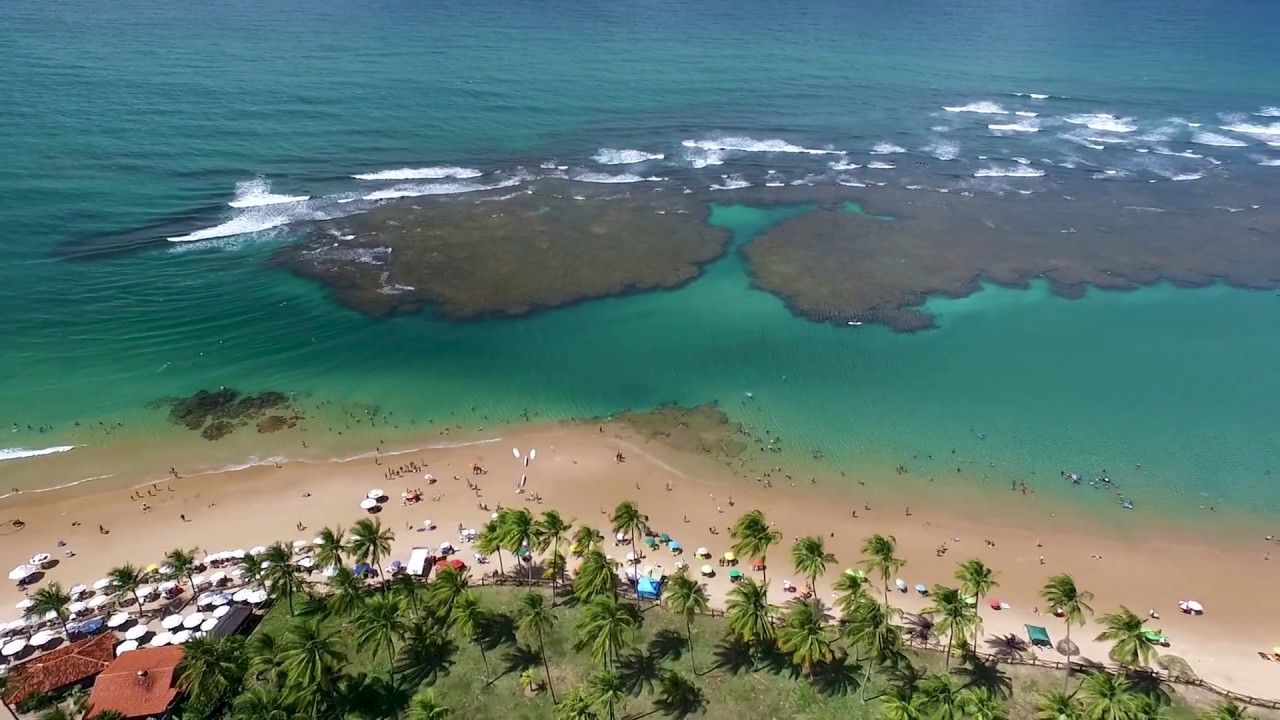 A Drone on the beach Taipu de Fora - Marau Península - Bahia