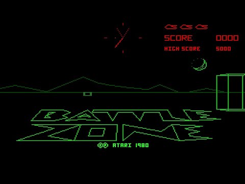 Battlezone - SAM Coupe - as played on SAM + Trinity Interface