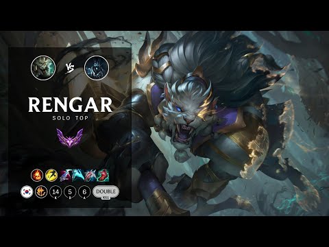 Rengar Top vs Karthus - KR Master Patch 12.20