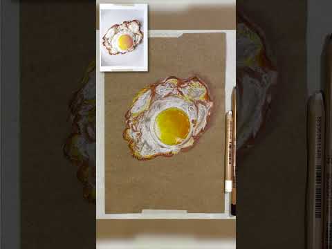 乾粉彩畫-素描基础-乾粉彩畫教學-乾粉彩畫入門-乾粉彩-插畫-dry pastels-pastelcolors-pasteldrawing-drawing egg[屯藝教室]