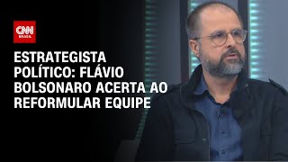 Vídeo: Eleições 2026: Flávio Bolsonaro acerta ao reformular equipe, diz Felipe Soutello | CNN 360º