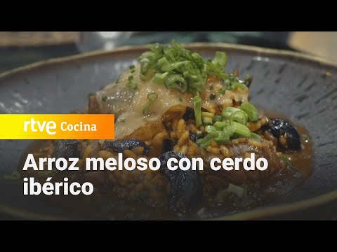 Receta de arroz meloso con cerdo ibérico - Las Rutas D'Ambrosio | RTVE Cocina