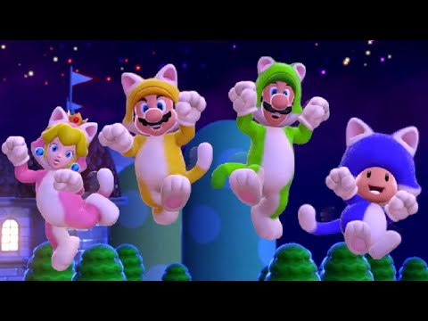 Super Mario 3D World 100% Walkthrough Part 5 - World Star