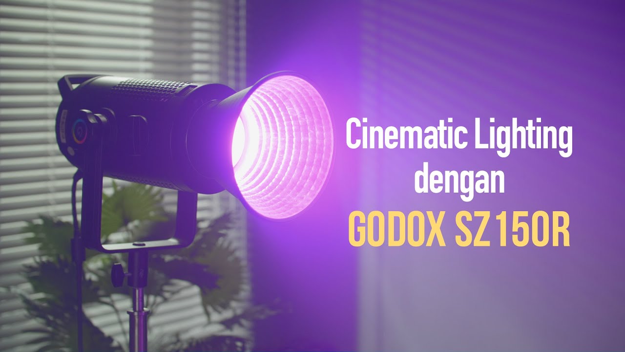 Tutorial Videografi #15: Cinematic Lighting Pakai 1 Lampu Doang! +Review Godox SZ150R
