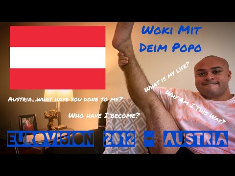 EUROVISION 2012 AUSTRIA REACTION - 42nd place “Woki Mit Deim Popo” Trackshittaz