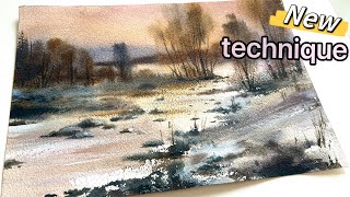 The LAZY Artist’s New Secret? (Watercolor Technique Tested)
