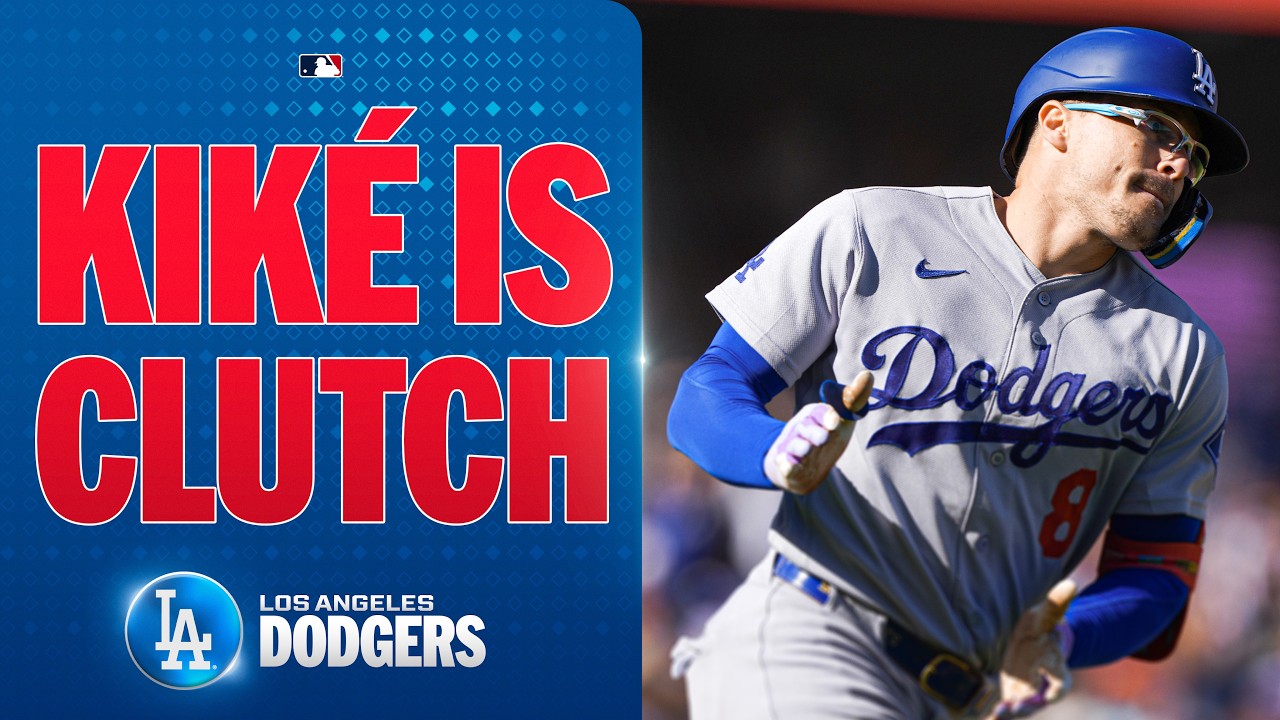 Kiké Hernández gives the Dodgers the LEAD with a go-ahead homer in the 9th! 😮 | MLB Highlights