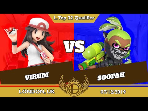 UKIE Circuit LCQ - Pools L. Top 32 Qual. - Virum (Pokémon Trainer) vs. Soopah (Inkling)