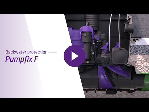 Pumpfix F Komfort Ø110 med plastdæksel