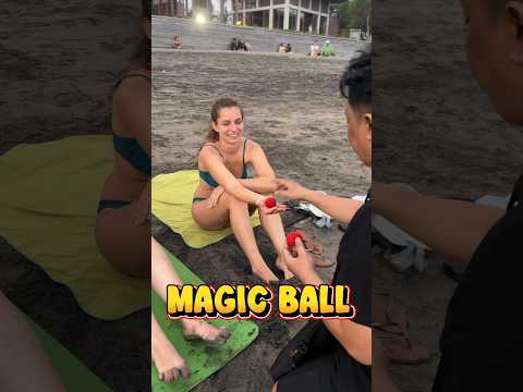 Magic Ball with two girls #magic #magicball #magictrick #magician